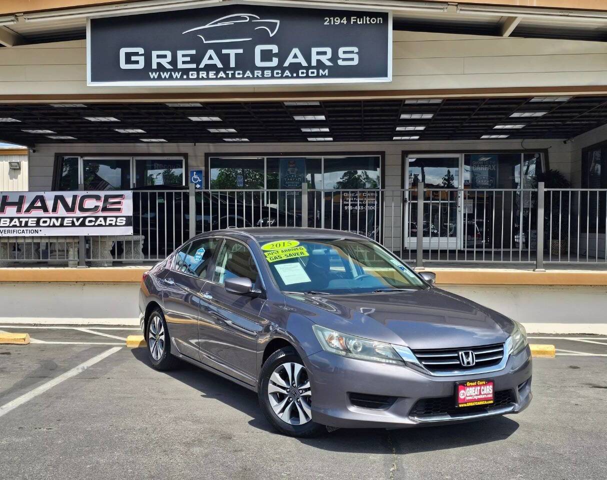 2015 Honda Accord LX — Sedan — 132,297 mi — Sacramento, CA