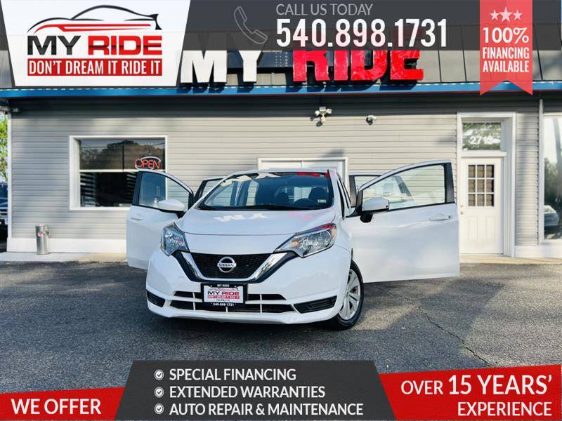 2017 Nissan Versa 1.6 S Plus — Hatchback — 102,438 mi — Fredericksburg, VA