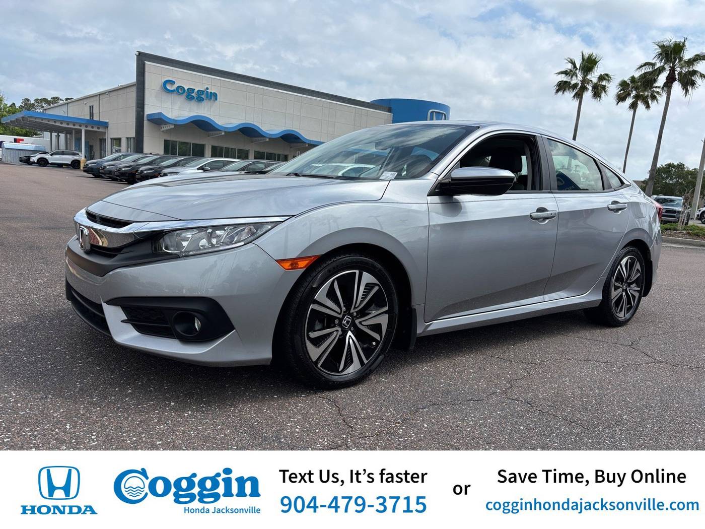 2018 Honda Civic EX-L — Sedan — 74,820 mi — Jacksonville, FL
