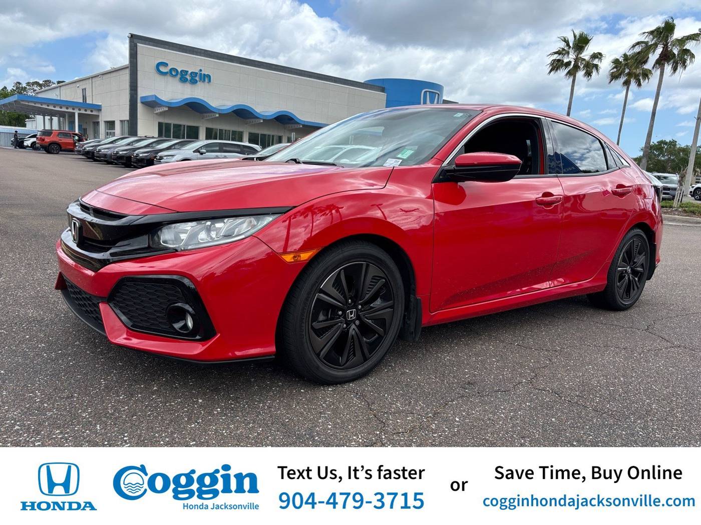 2019 Honda Civic EX — Hatchback — 82,441 mi — Jacksonville, FL