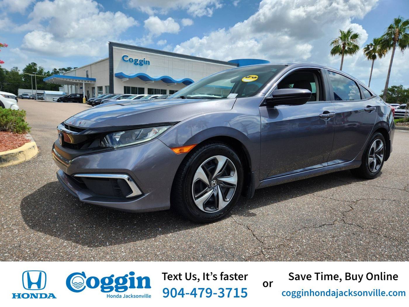 2019 Honda Civic LX — Sedan — 80,311 mi — Jacksonville, FL