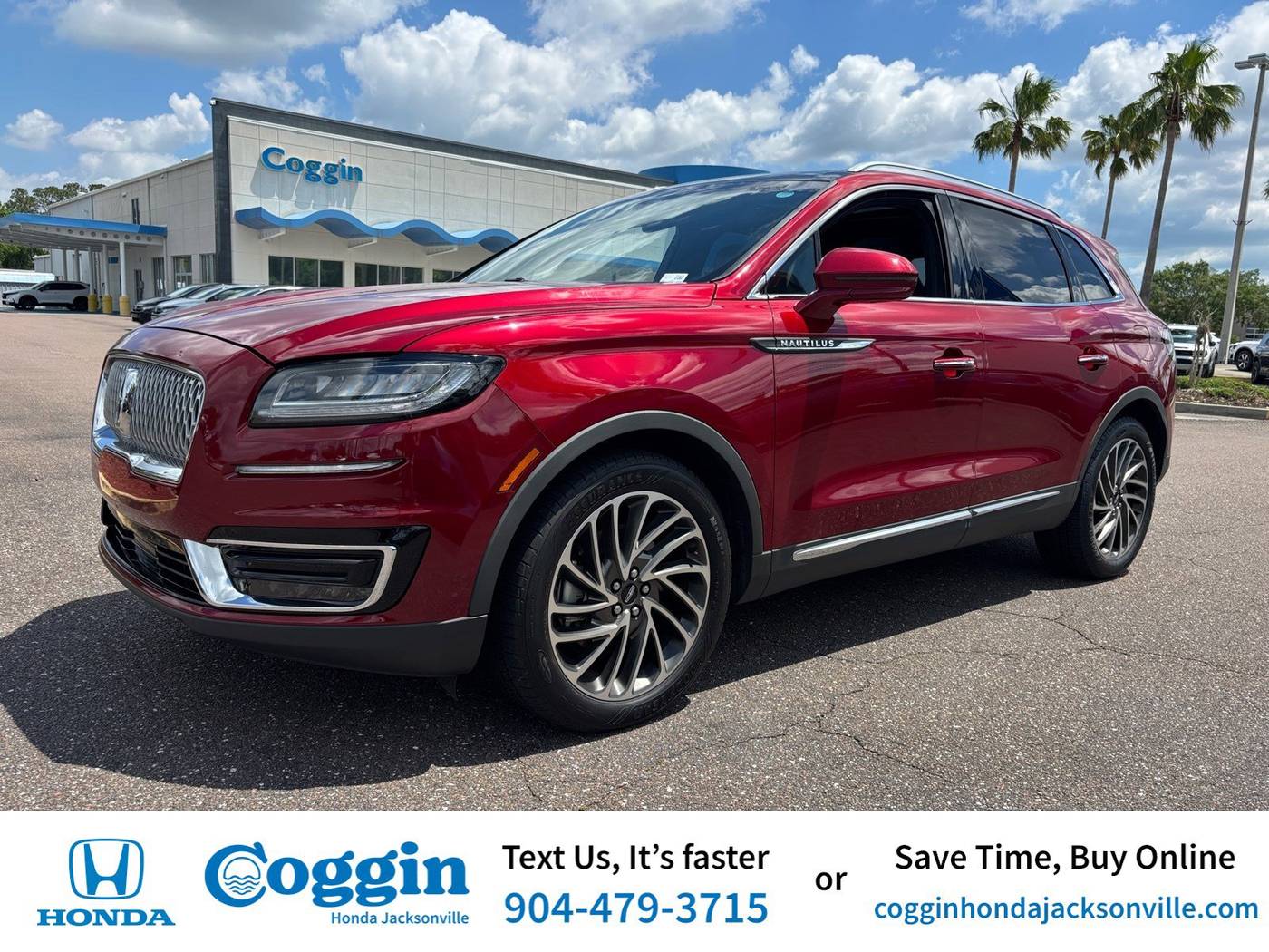 2019 Lincoln Nautilus Reserve — SUV — 98,489 mi — Jacksonville, FL
