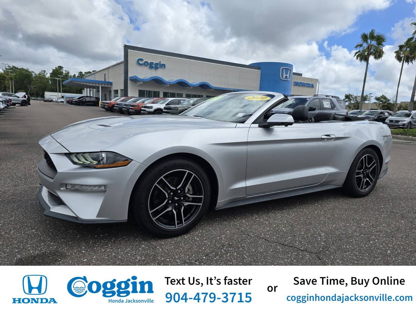 2019 Ford Mustang EcoBoost — Convertible — 69,529 mi — Jacksonville, FL