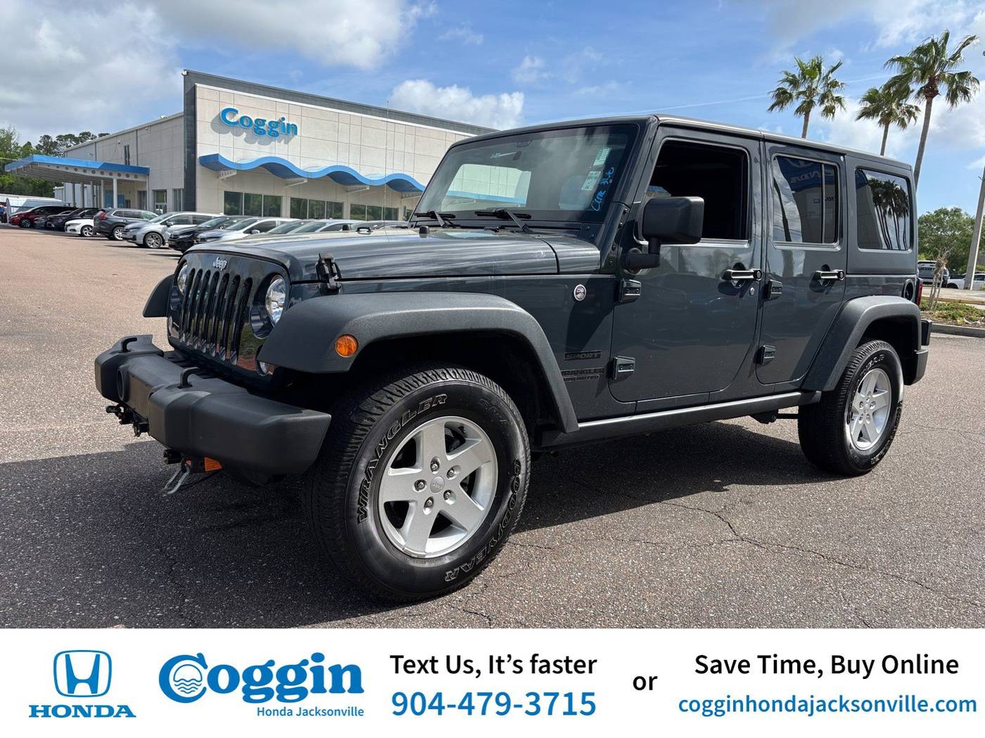 2016 Jeep Wrangler Sport — SUV — 37,620 mi — Jacksonville, FL