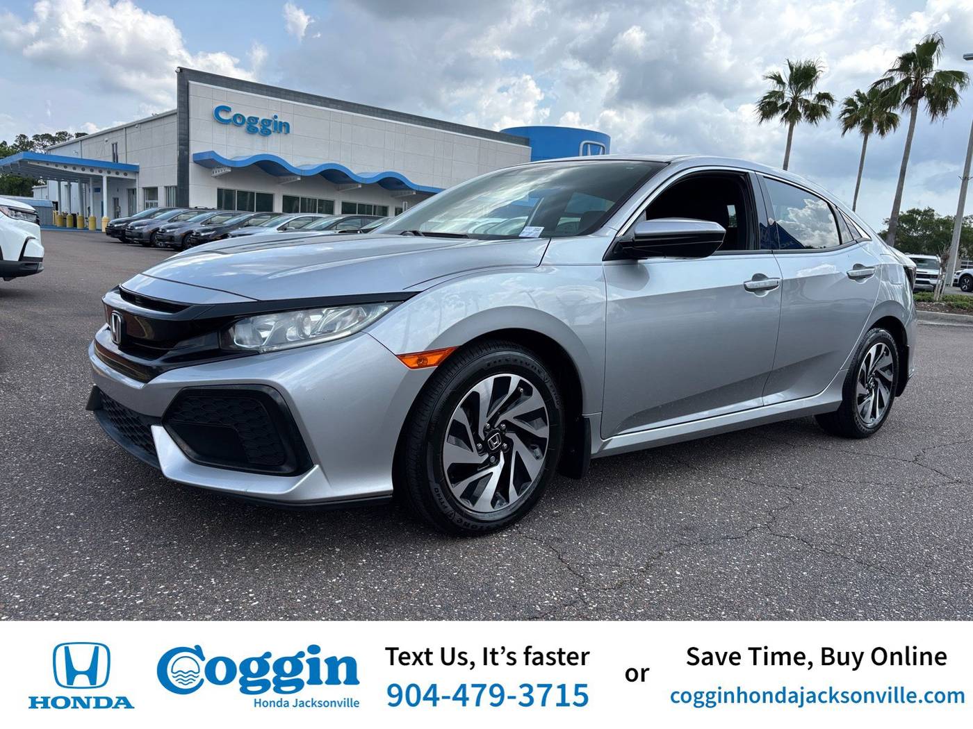 2019 Honda Civic LX — Hatchback — 47,447 mi — Jacksonville, FL