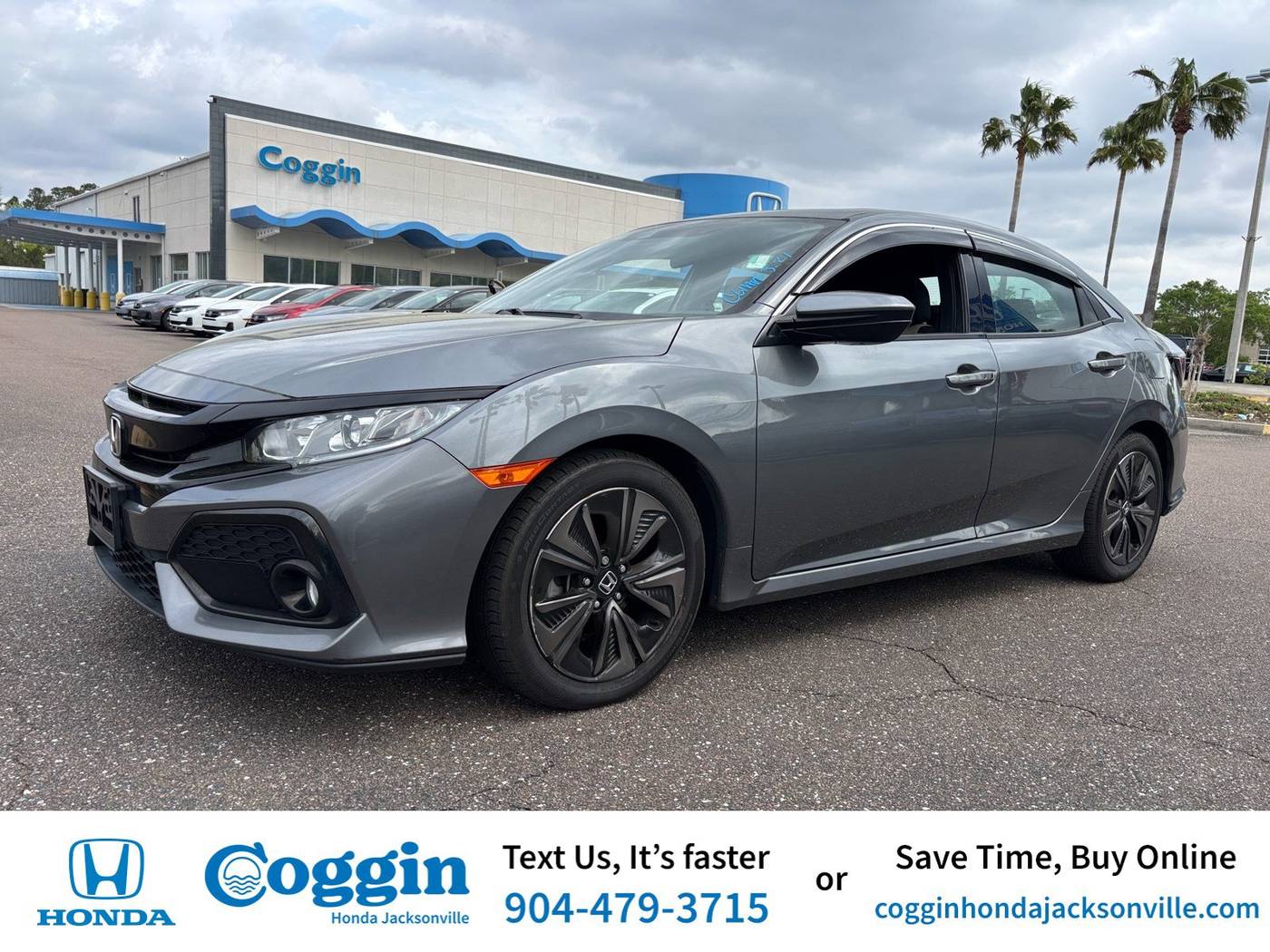 2019 Honda Civic EX — Hatchback — 74,264 mi — Jacksonville, FL