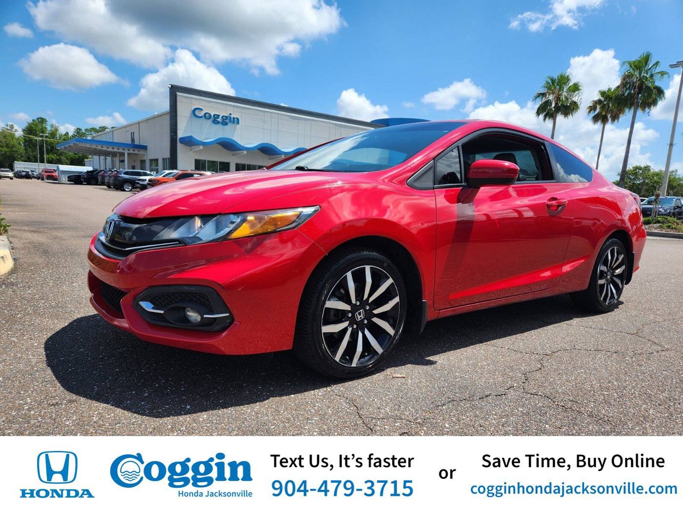 2015 Honda Civic EX-L — Coupe — 83,215 mi — Jacksonville, FL