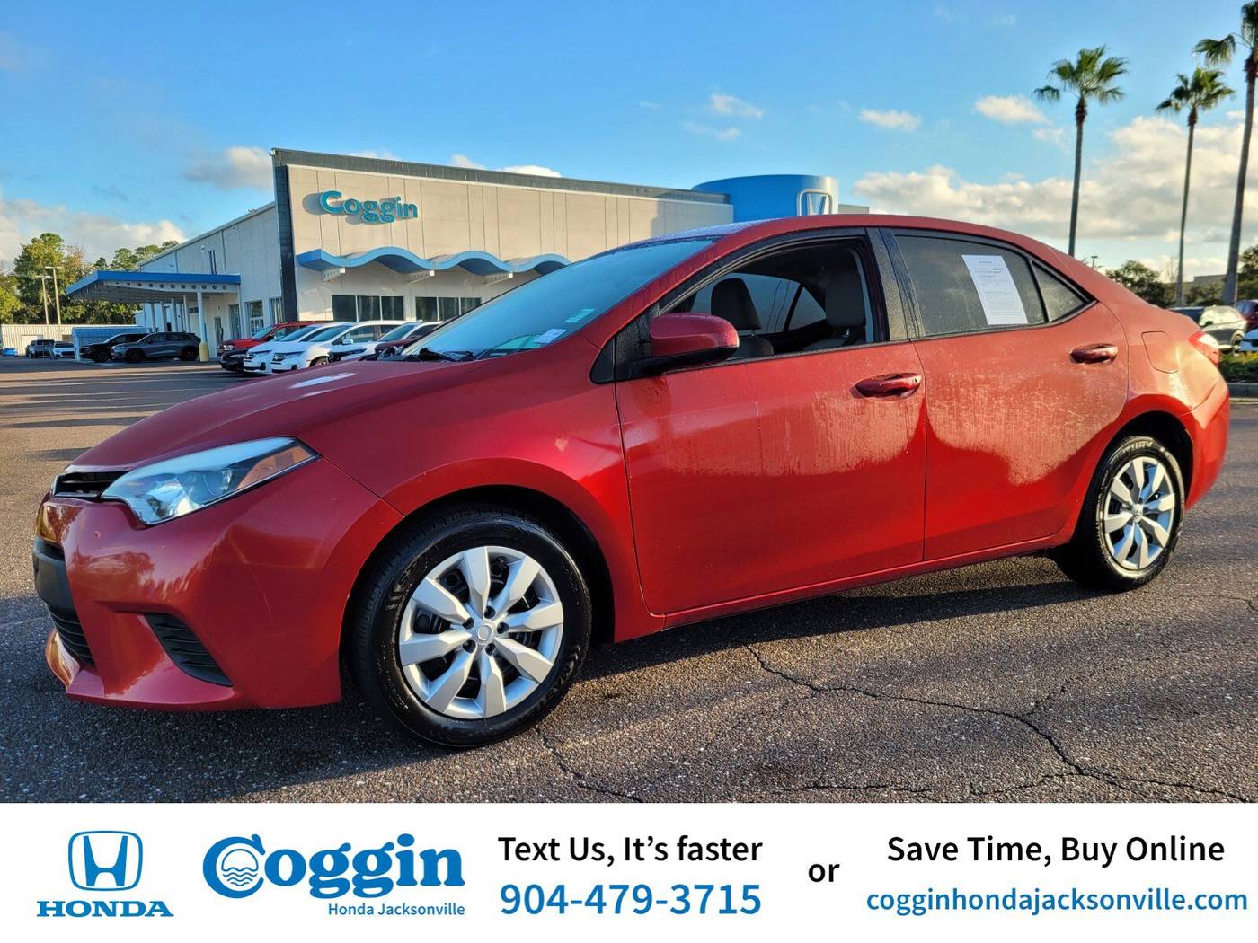 2014 Toyota Corolla LE — Sedan — 107,719 mi — Jacksonville, FL