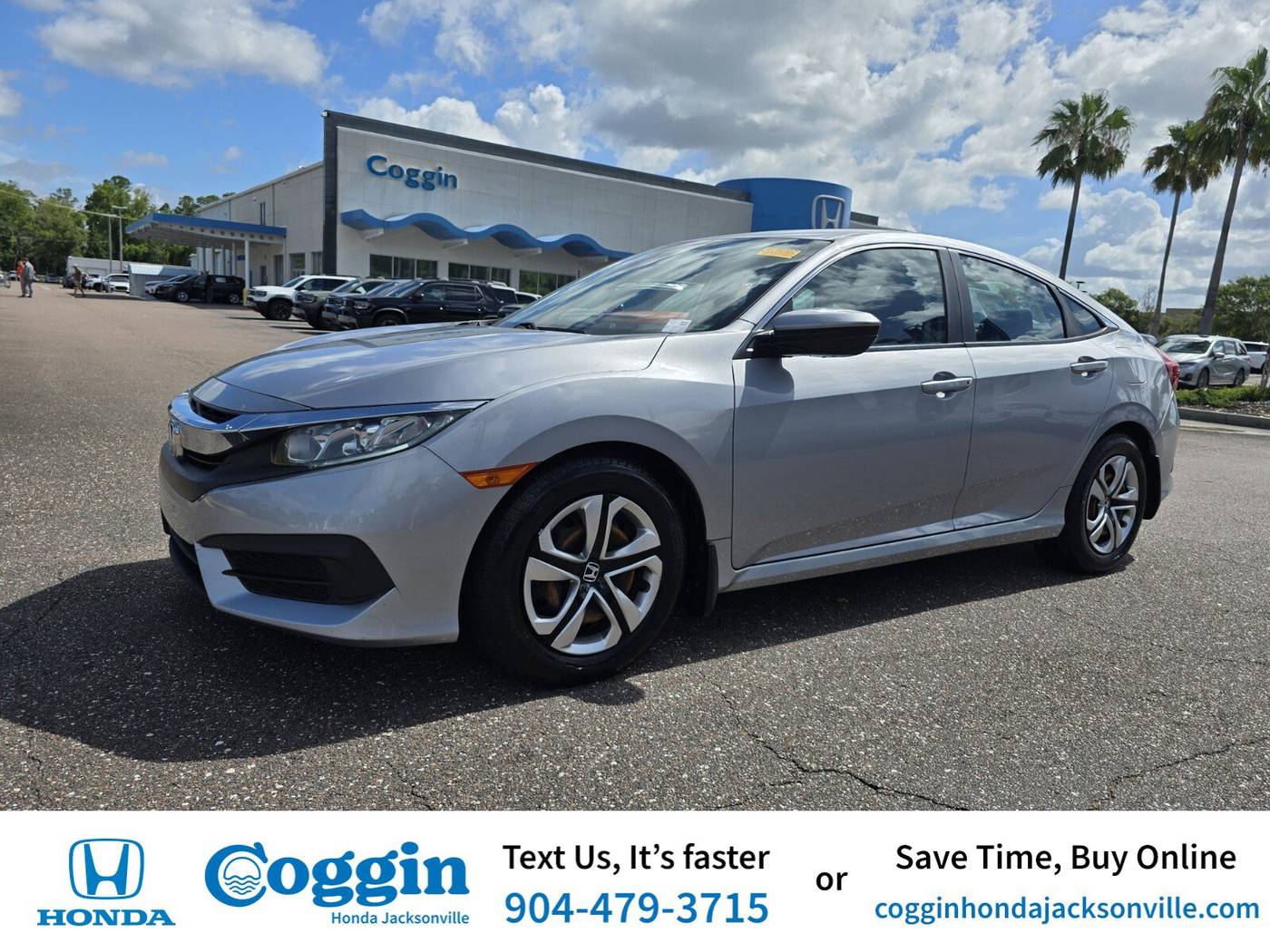 2018 Honda Civic LX — Sedan — 63,288 mi — Jacksonville, FL