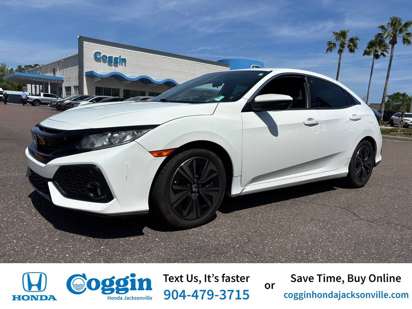 2017 Honda Civic EX — Hatchback — 67,918 mi — Jacksonville, FL