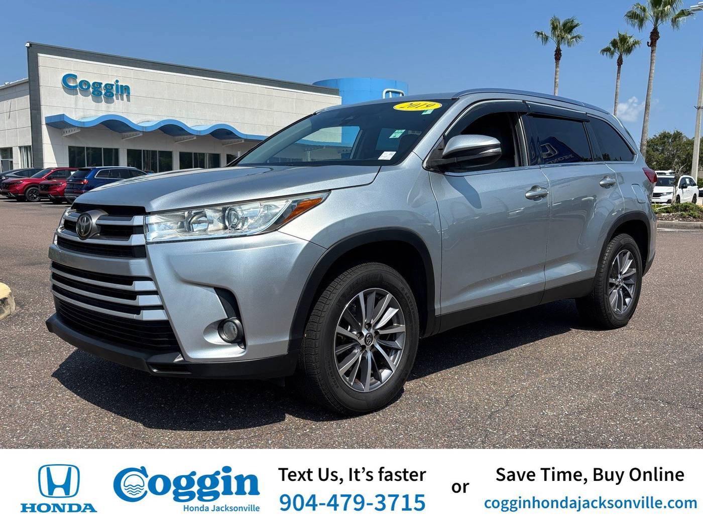 2019 Toyota Highlander XLE — SUV — 96,000 mi — Jacksonville, FL