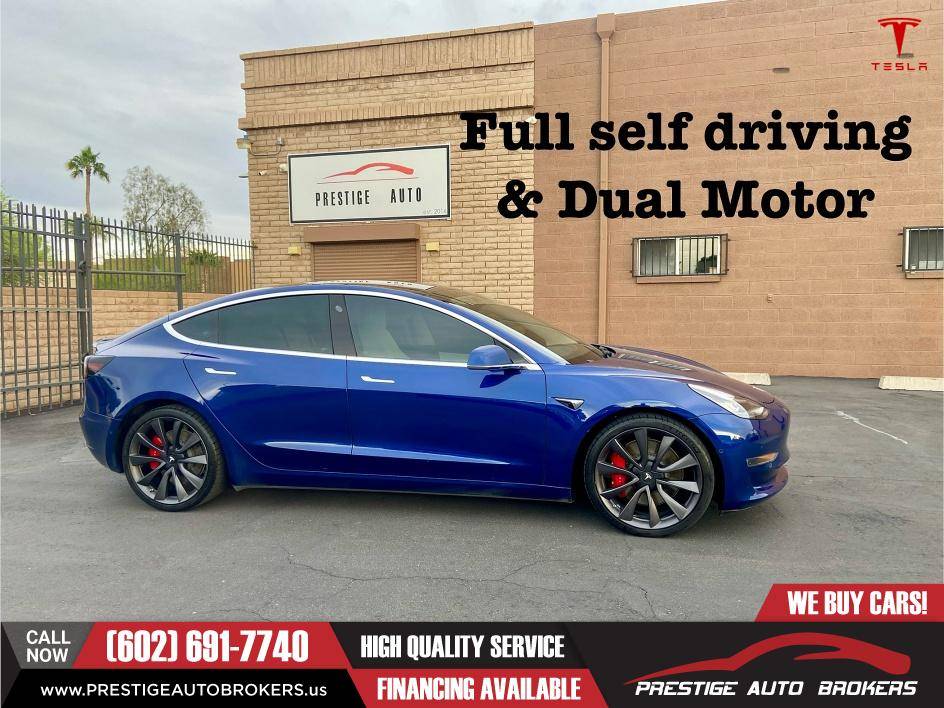 2020 Tesla Model 3 Performance — Sedan — 51,466 mi — Phoenix, AZ