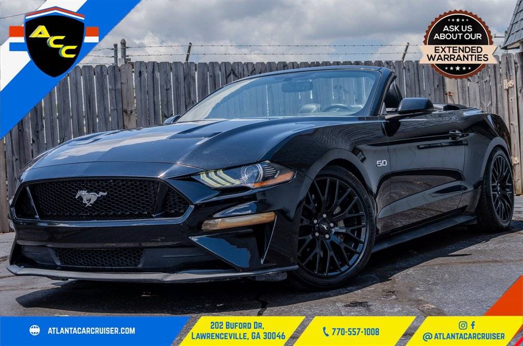 2019 Ford Mustang GT Premium — Convertible — 100,640 mi — Lawrenceville, GA