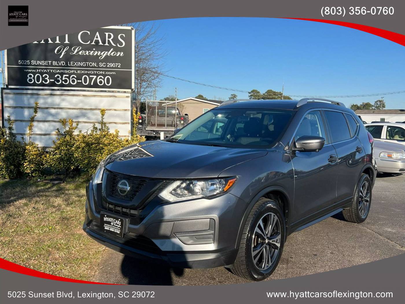 2019 Nissan Rogue SV — SUV — 107,517 mi — Lexington, SC
