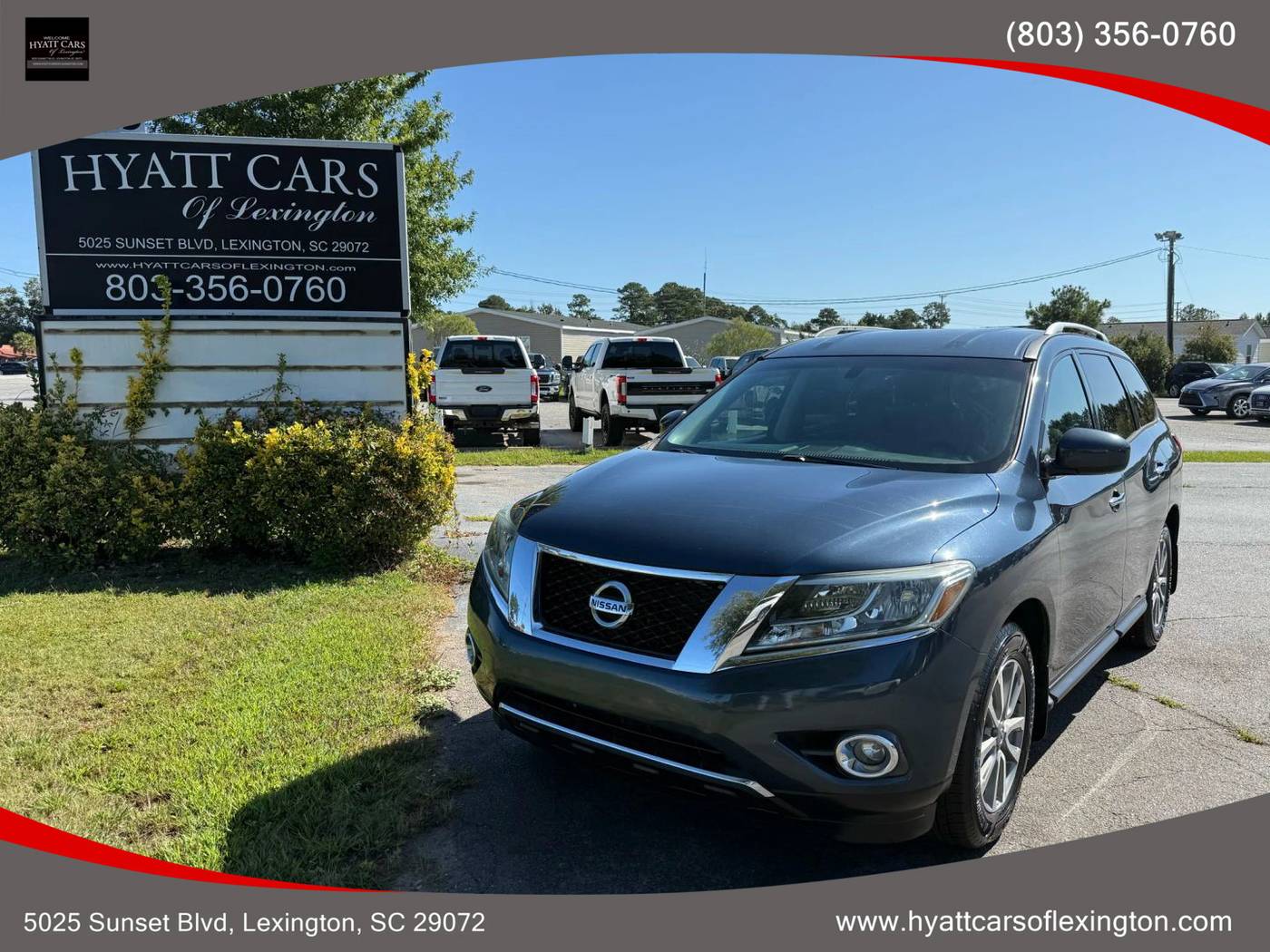 2015 Nissan Pathfinder SV — SUV — 142,253 mi — Lexington, SC