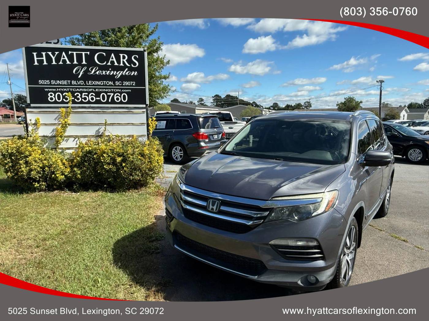 2017 Honda Pilot Touring — SUV — 134,944 mi — Lexington, SC