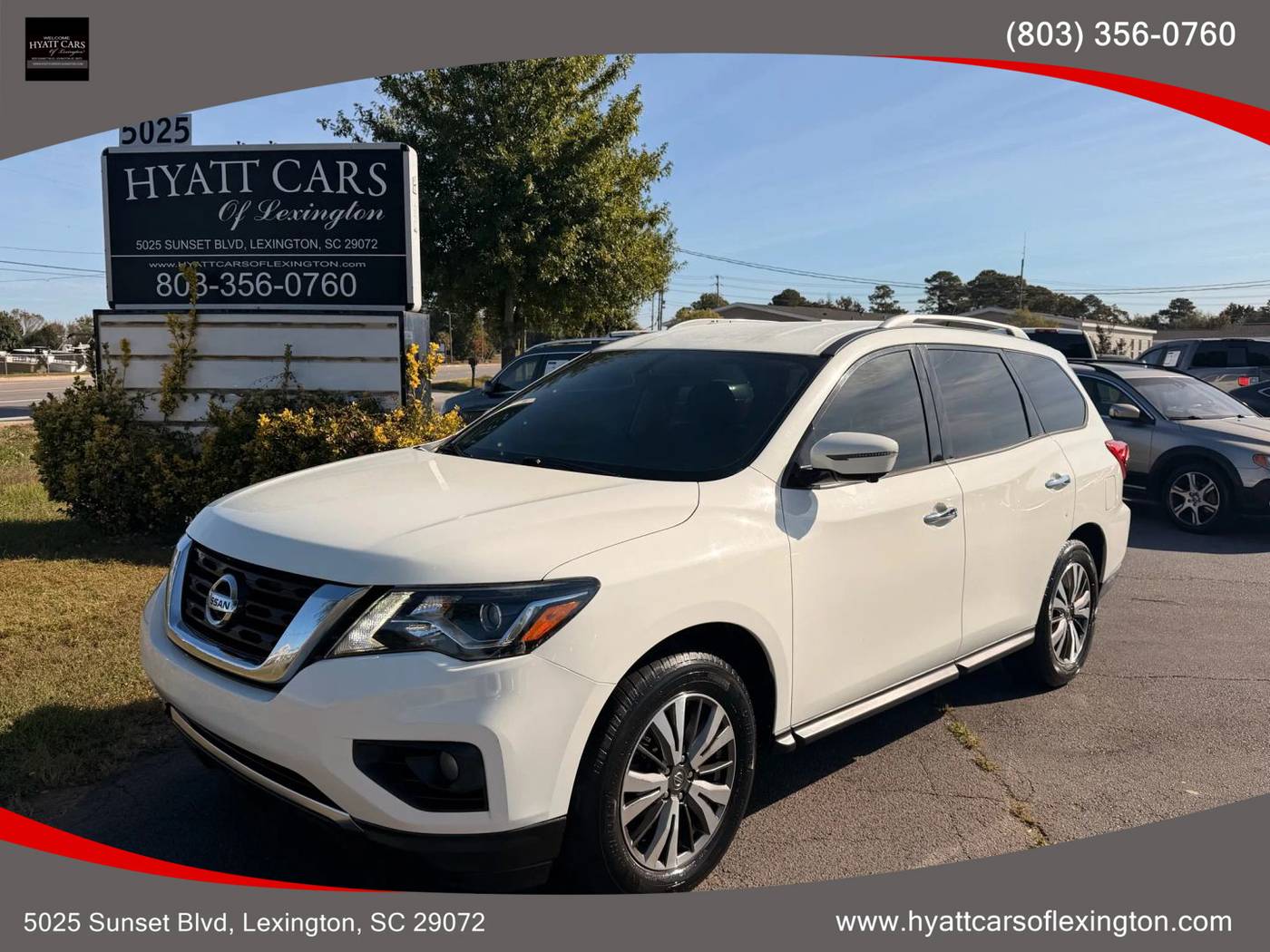 2017 Nissan Pathfinder SL — SUV — 117,639 mi — Lexington, SC