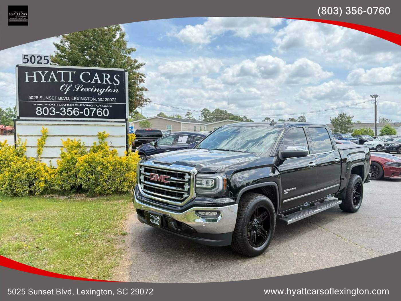 2018 GMC Sierra 1500 SLT — Pickup Truck — 82,010 mi — Lexington, SC