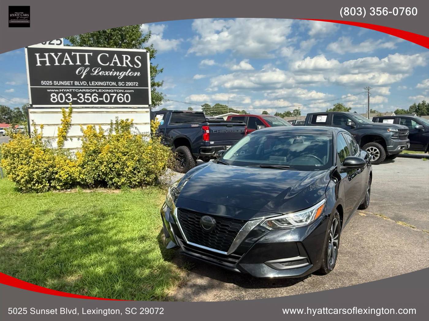 2022 Nissan Sentra SV — Sedan — 82,116 mi — Lexington, SC