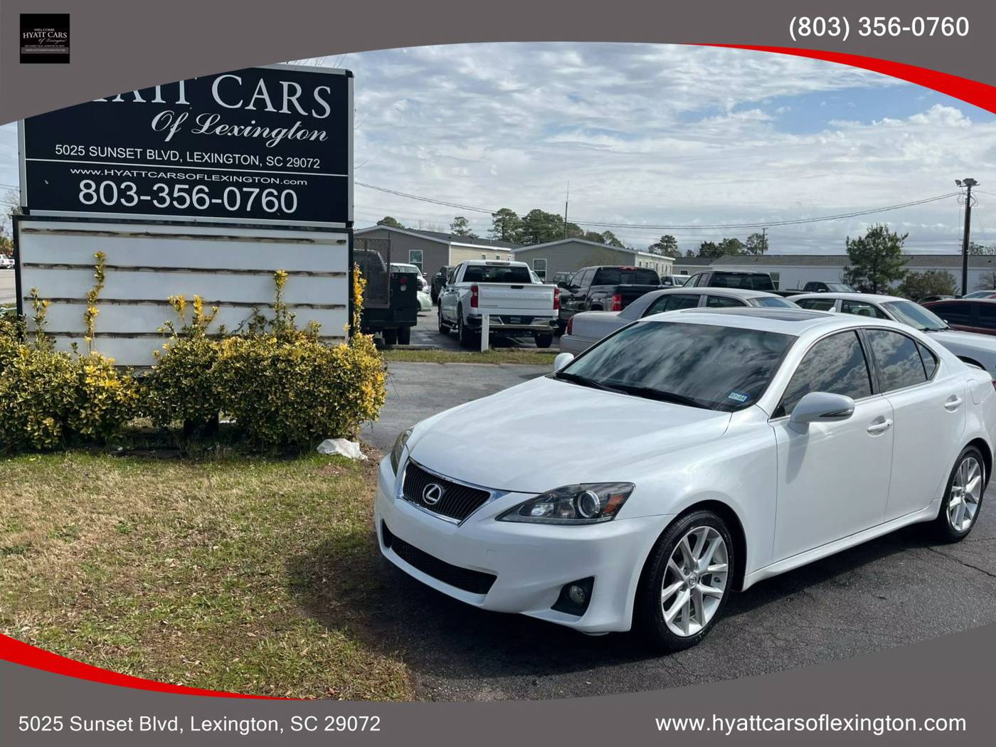 2013 Lexus IS IS 250 — Sedan — 104,689 mi — Lexington, SC