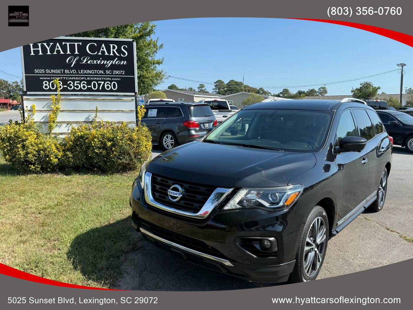 2020 Nissan Pathfinder Platinum — SUV — 117,713 mi — Lexington, SC