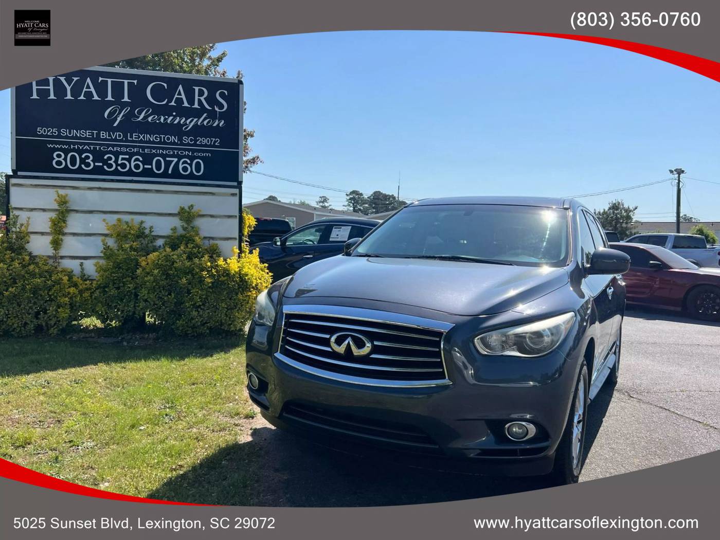 2013 INFINITI JX35 Standard — SUV — 114,880 mi — Lexington, SC
