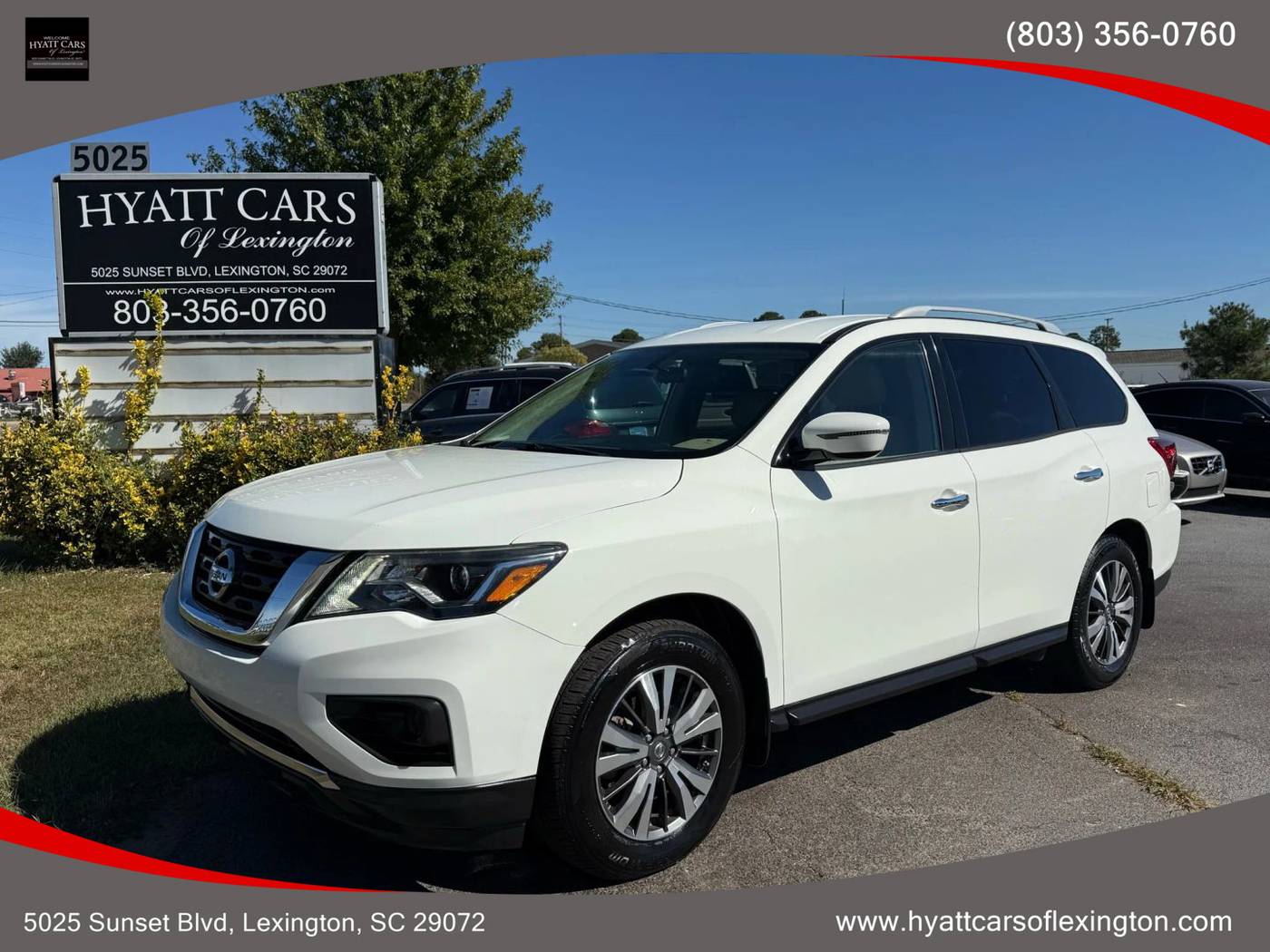 2017 Nissan Pathfinder S — SUV — 118,638 mi — Lexington, SC