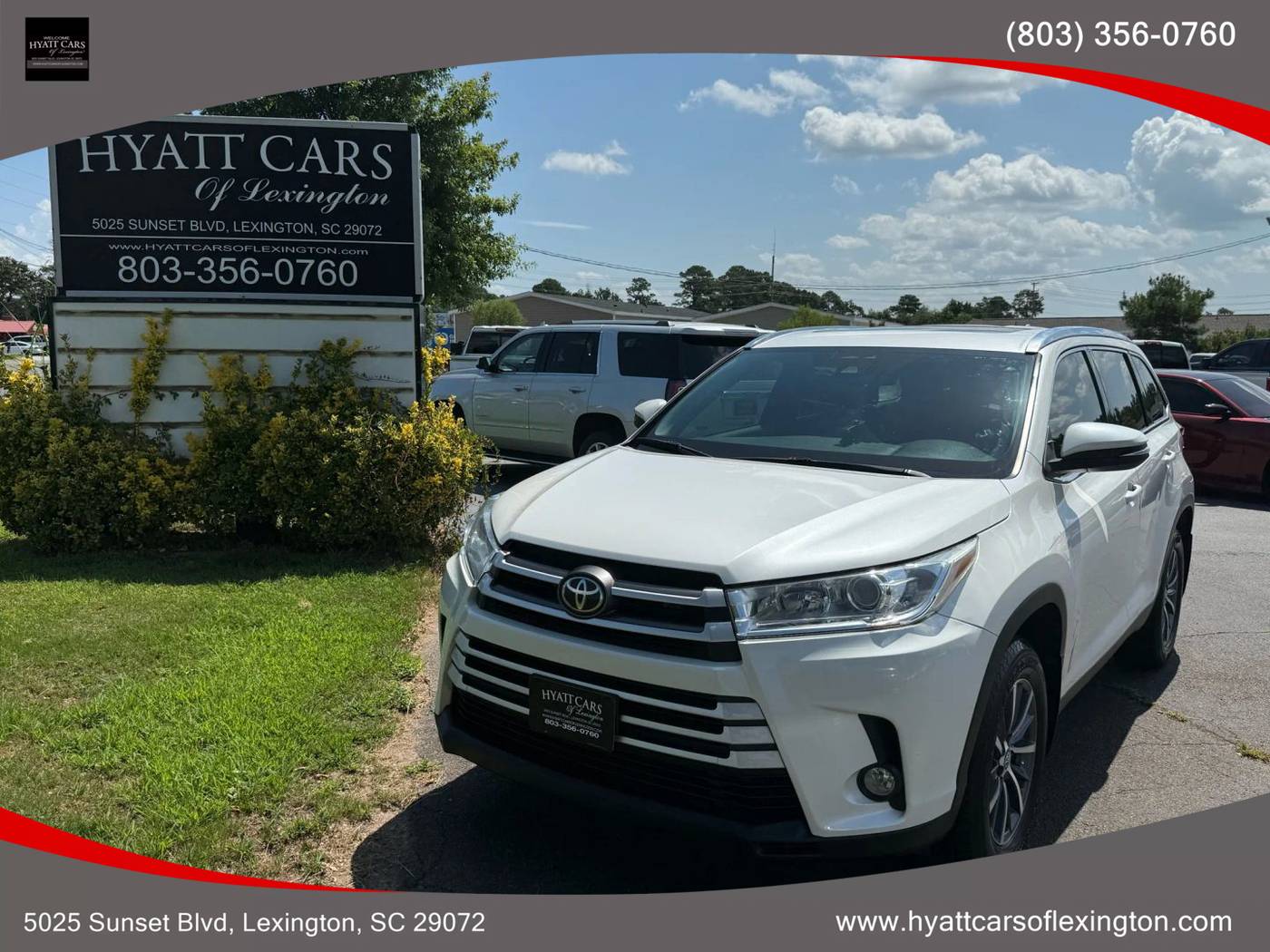 2019 Toyota Highlander XLE — SUV — 90,432 mi — Lexington, SC