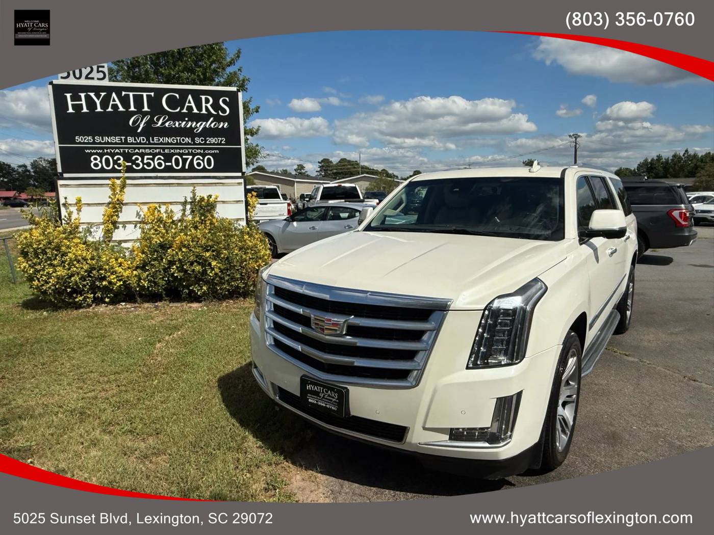 2015 Cadillac Escalade Luxury — SUV — 122,023 mi — Lexington, SC