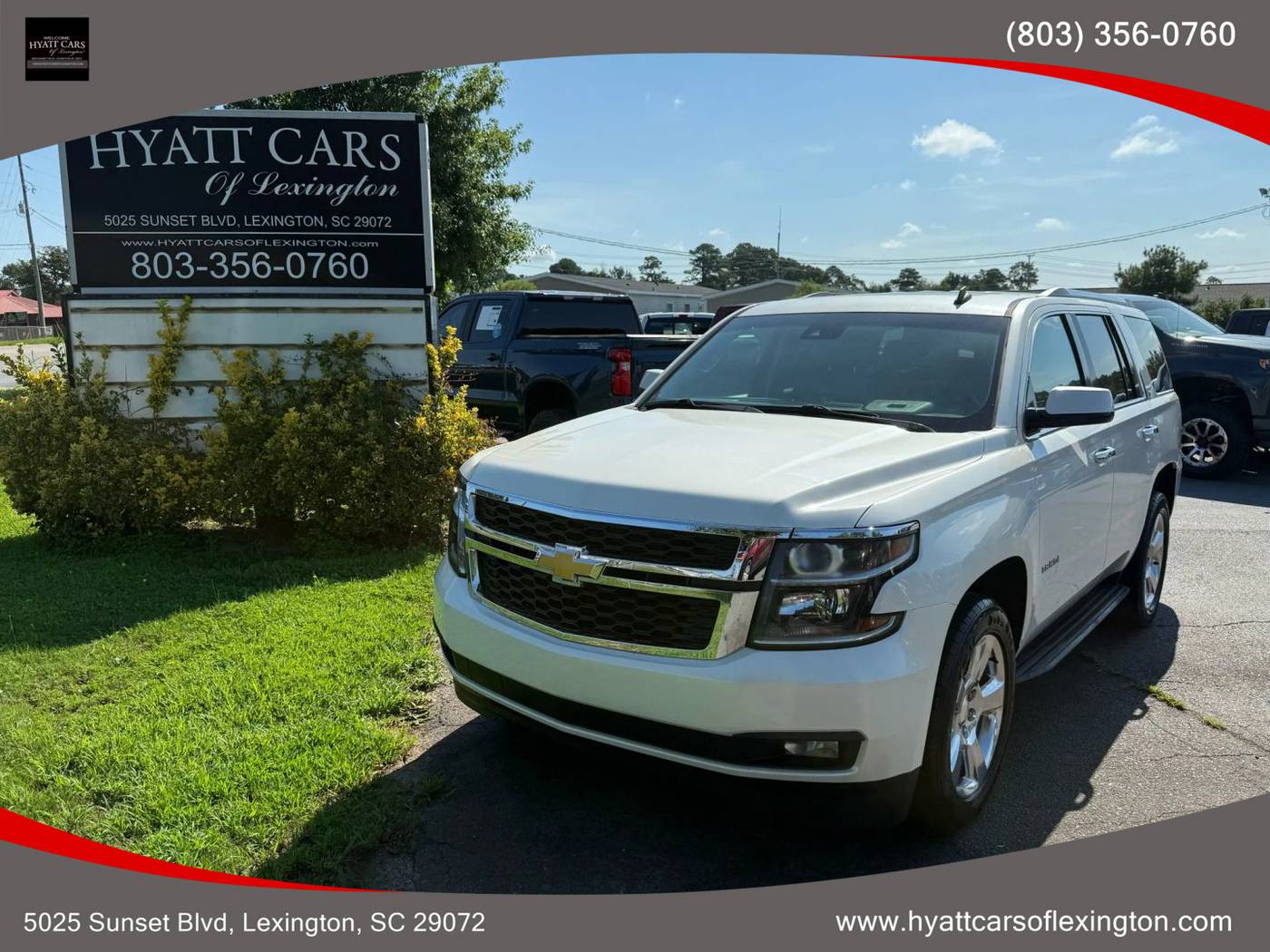 2015 Chevrolet Tahoe LT — SUV — 134,802 mi — Lexington, SC