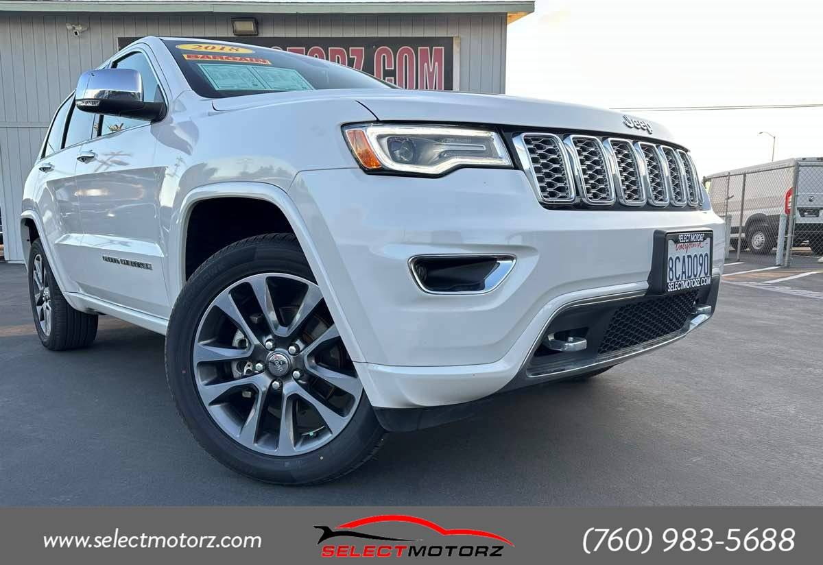 2018 Jeep Grand Cherokee Overland — SUV — 107,065 mi — Hesperia, CA