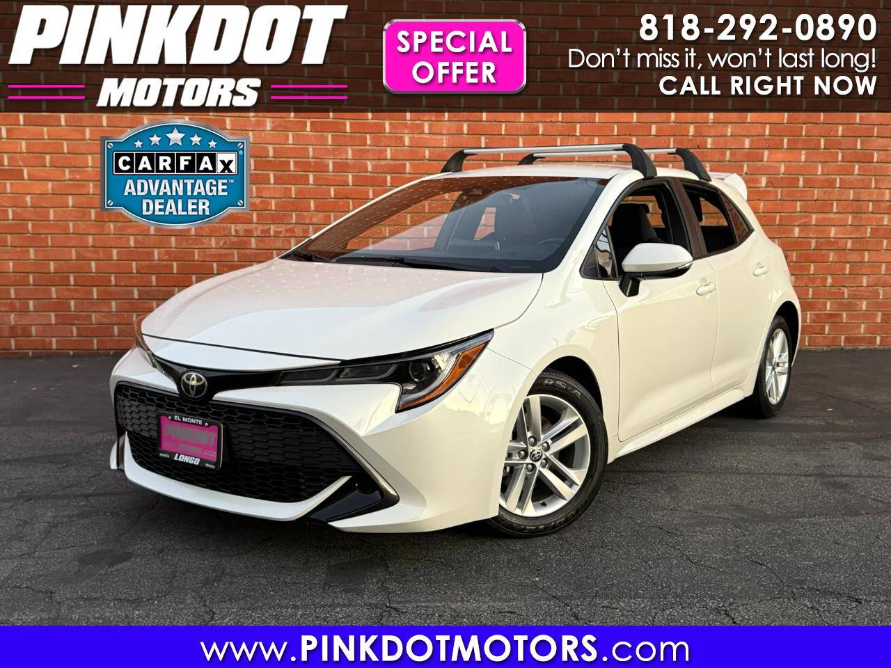 2019 Toyota Corolla Hatchback SE — Hatchback — 57,880 mi — Los Angeles, CA