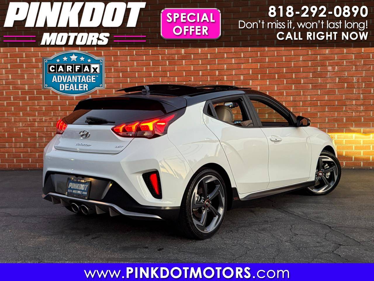 2019 Hyundai Veloster Turbo Ultimate — Hatchback — 99,750 mi — Los Angeles, CA