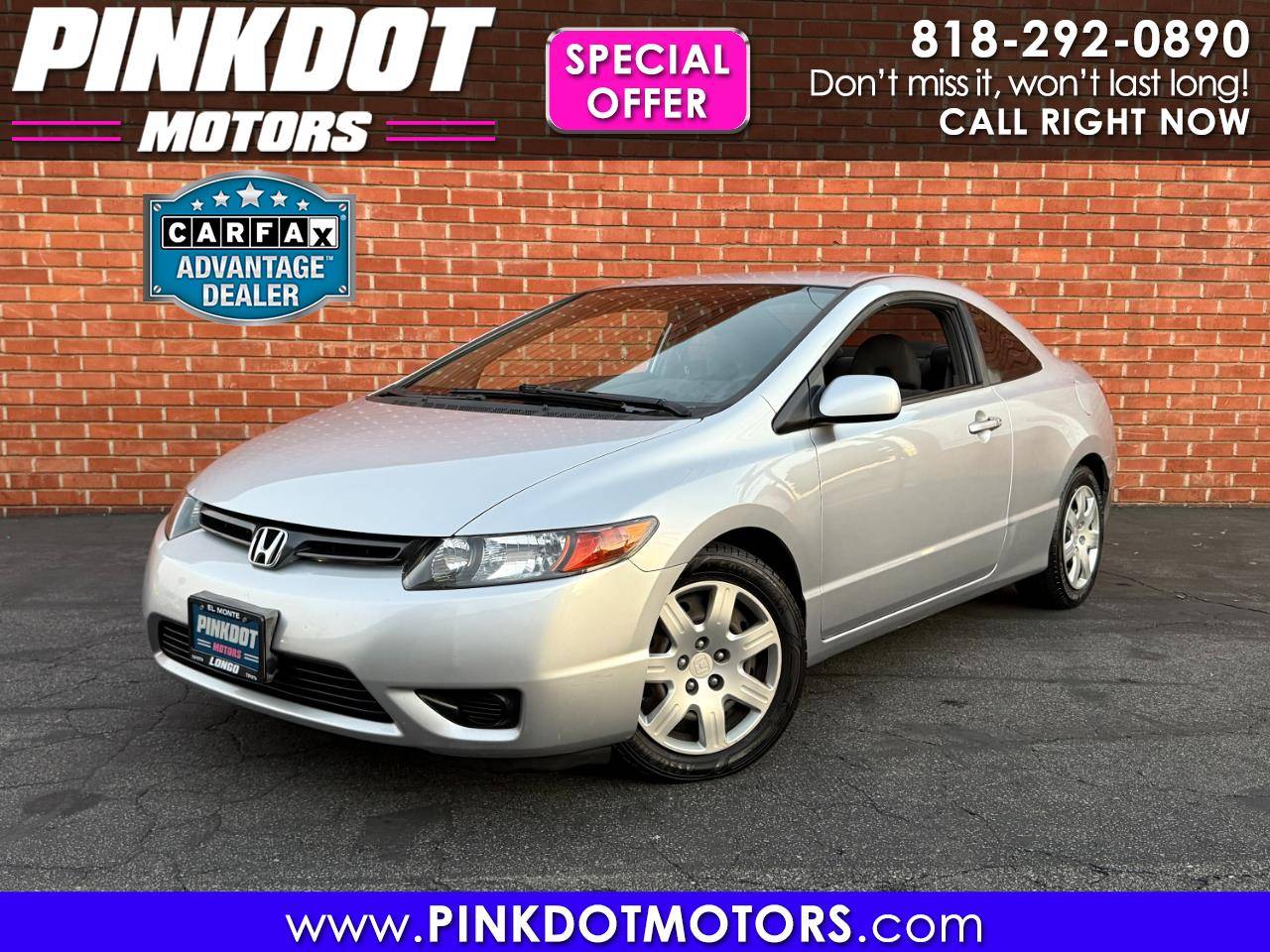 2007 Honda Civic LX — Coupe — 161,414 mi — Los Angeles, CA