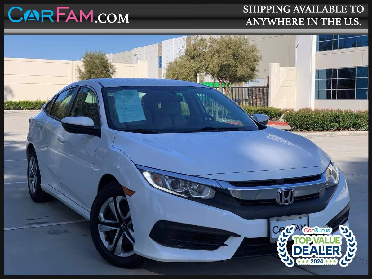 2016 Honda Civic LX — Sedan — 61,858 mi — Bloomington, CA