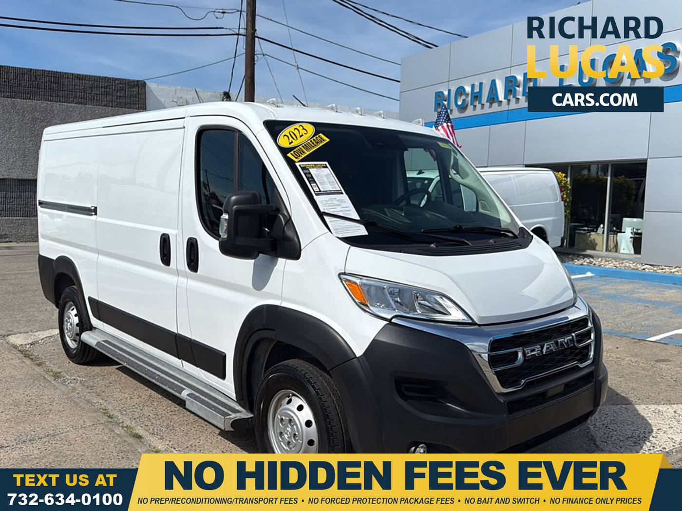 2023 Ram ProMaster Cargo Van 2500 — Cargo Van — 13,668 mi — Avenel, NJ