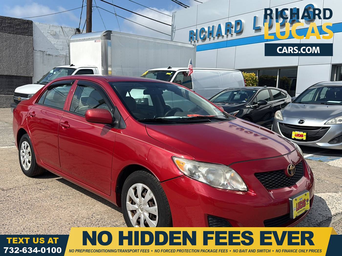 2009 Toyota Corolla LE — Sedan — 122,584 mi — Avenel, NJ