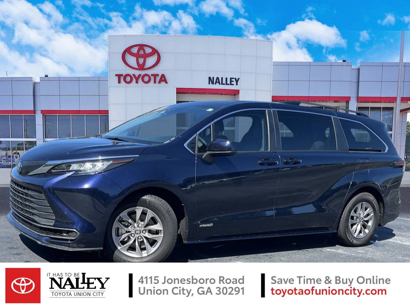 2021 Toyota Sienna LE — Minivan — 95,297 mi — Union City, GA