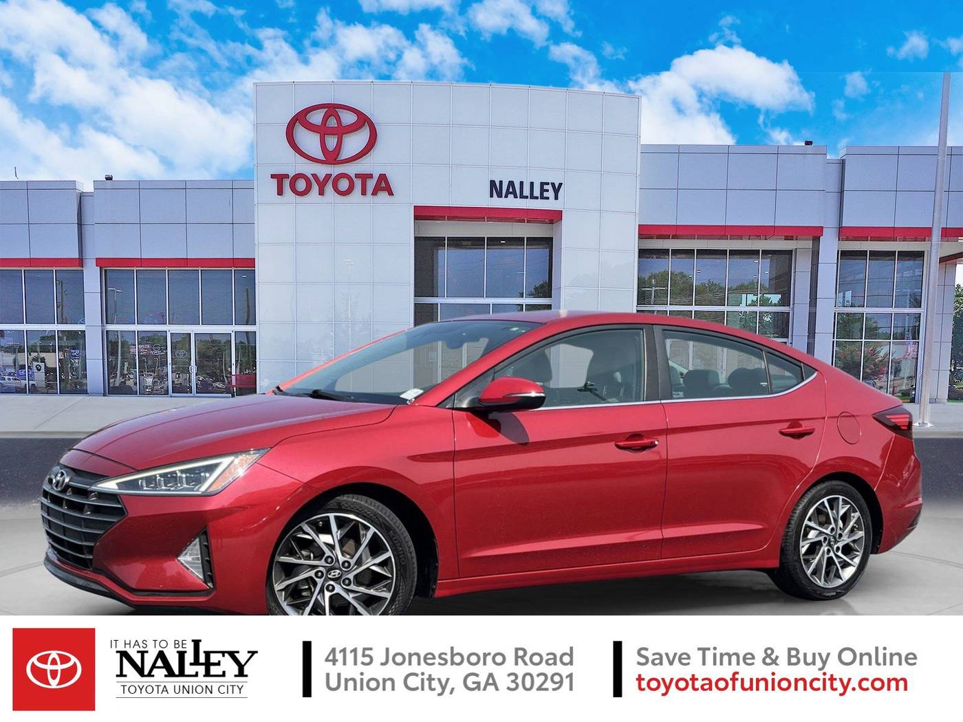 2019 Hyundai Elantra Limited — Sedan — 62,887 mi — Union City, GA