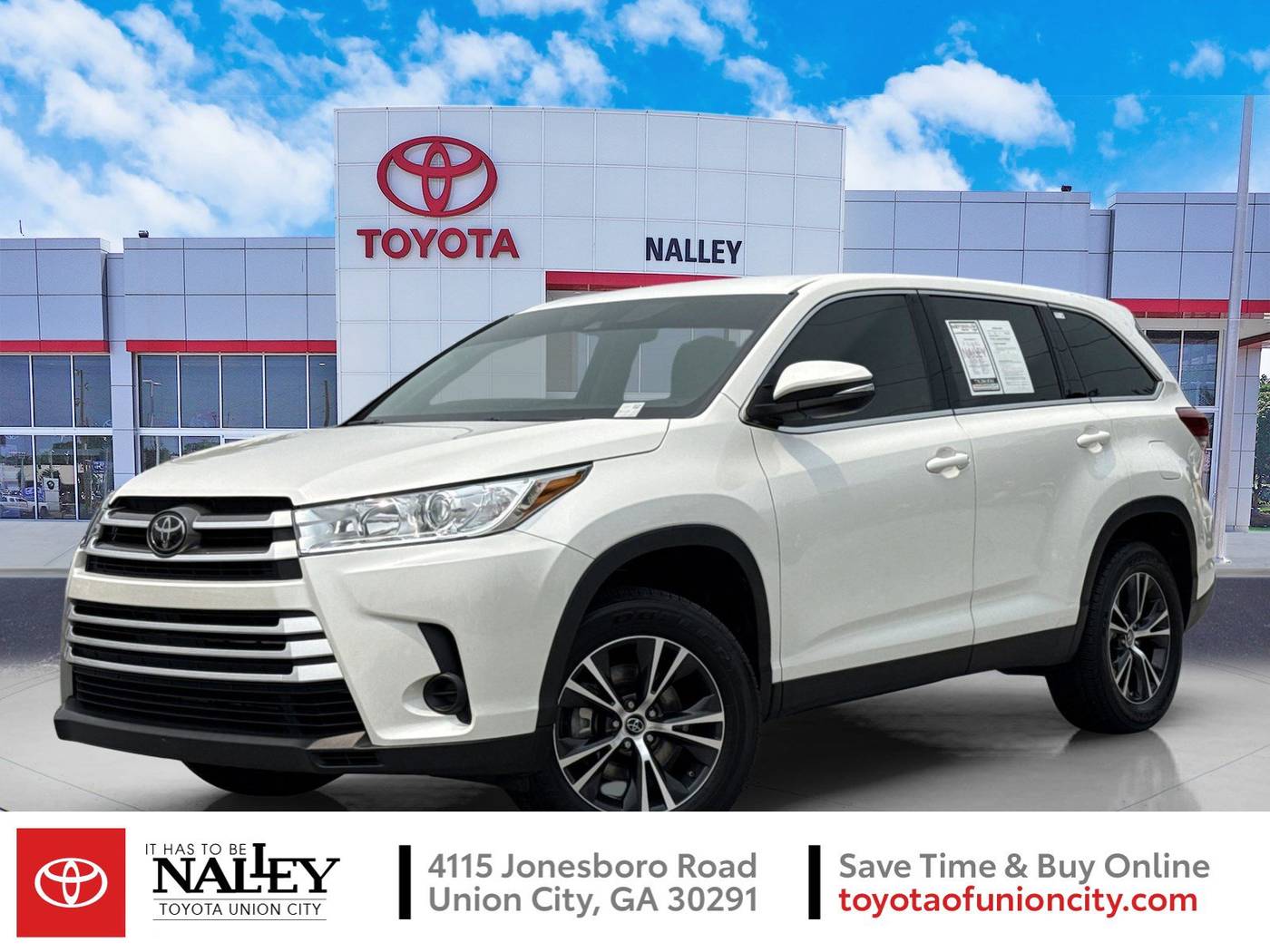2019 Toyota Highlander LE — SUV — 64,873 mi — Union City, GA