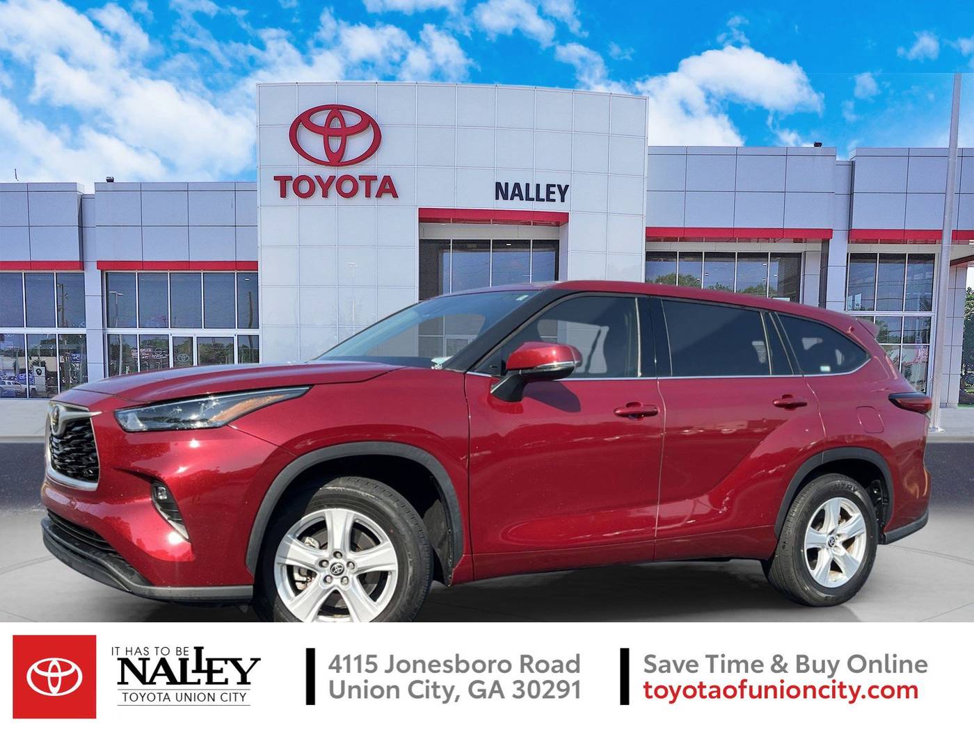 2022 Toyota Highlander LE — SUV — 19,469 mi — Union City, GA