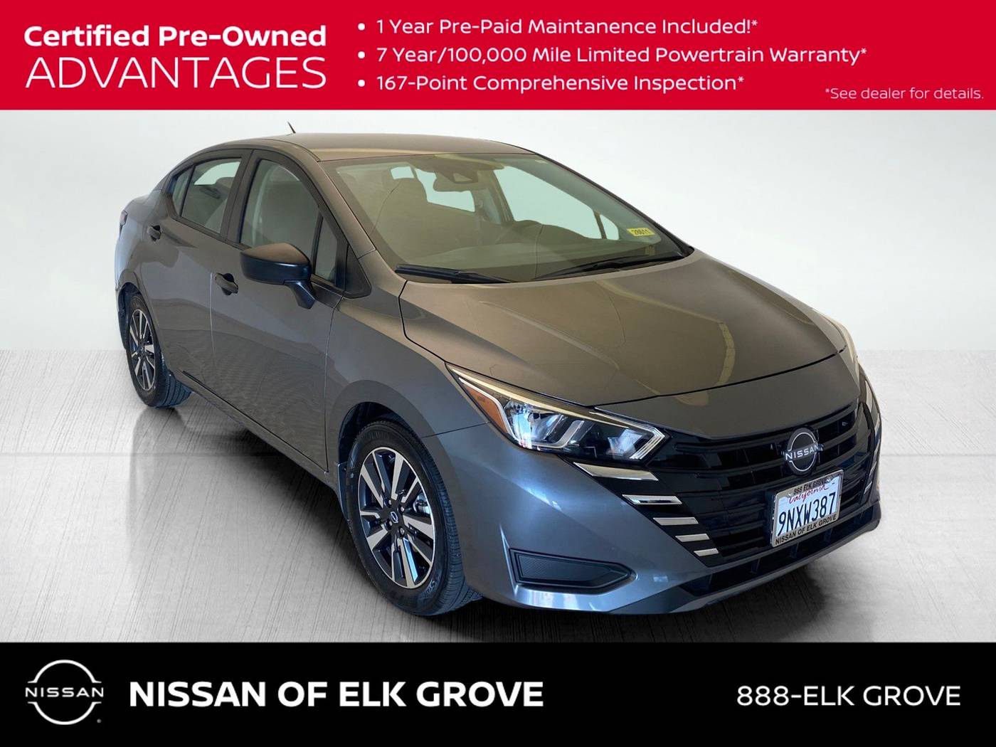 2024 Nissan Versa S — Sedan — 5,743 mi — Elk Grove, CA