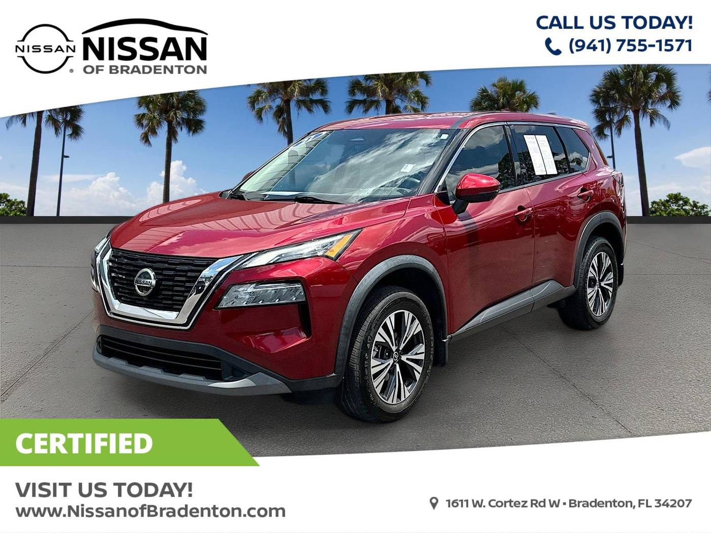 2021 Nissan Rogue SV — SUV — 61,875 mi — Bradenton, FL