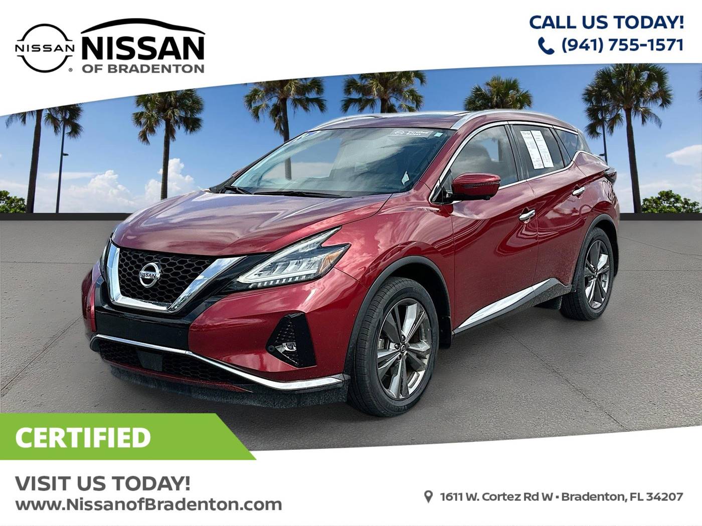 2019 Nissan Murano Platinum — SUV — 31,525 mi — Bradenton, FL
