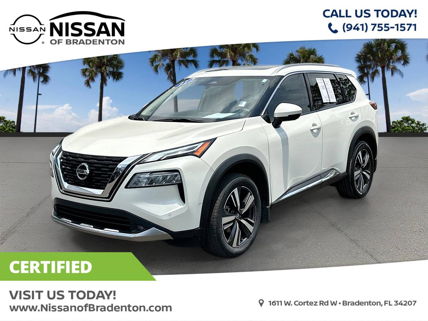 2021 Nissan Rogue Platinum — SUV — 21,510 mi — Bradenton, FL