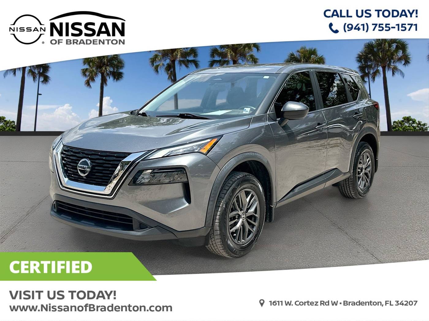 2021 Nissan Rogue S — SUV — 48,272 mi — Bradenton, FL