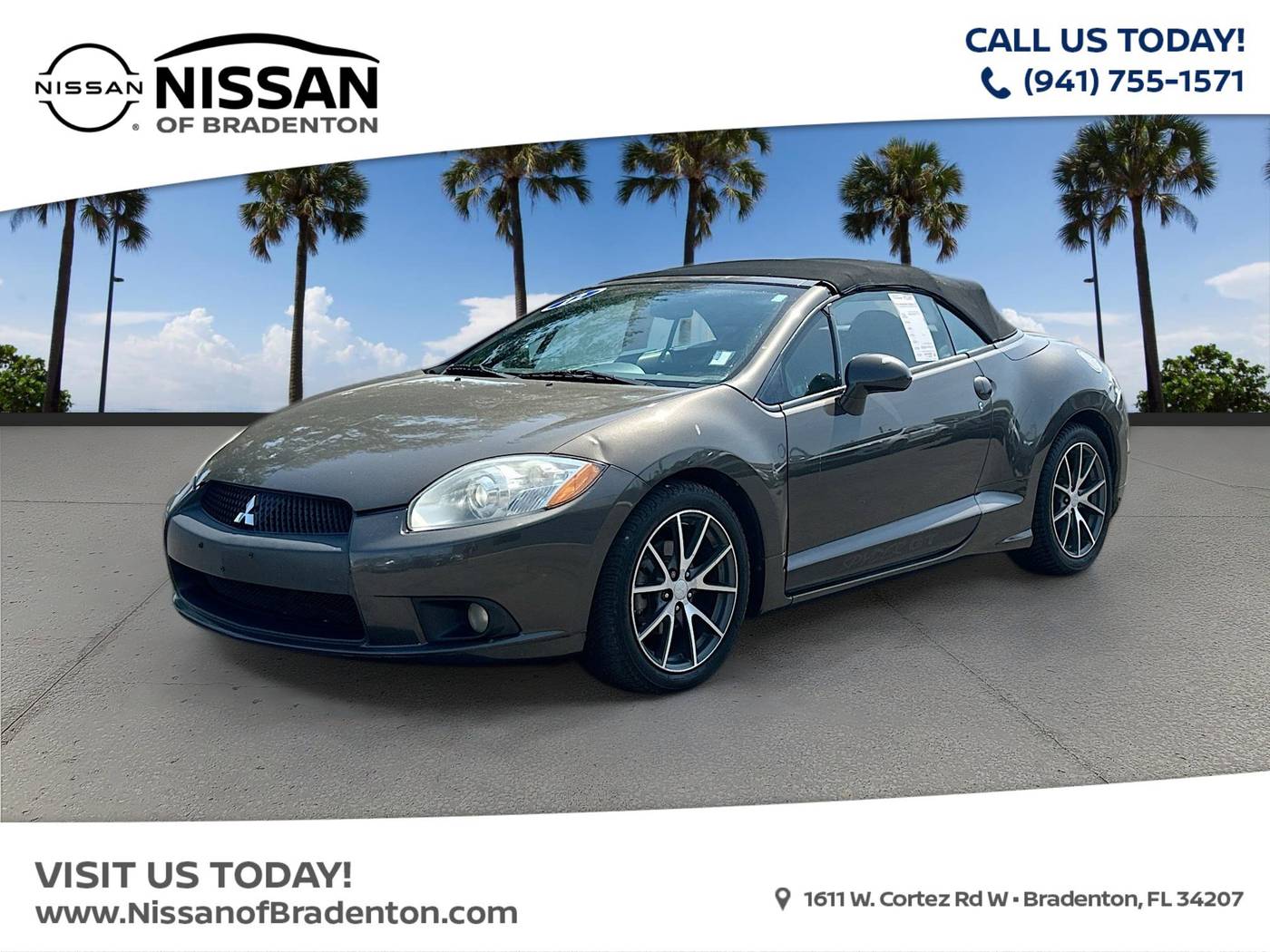 2012 Mitsubishi Eclipse GT — Convertible — 127,266 mi — Bradenton, FL