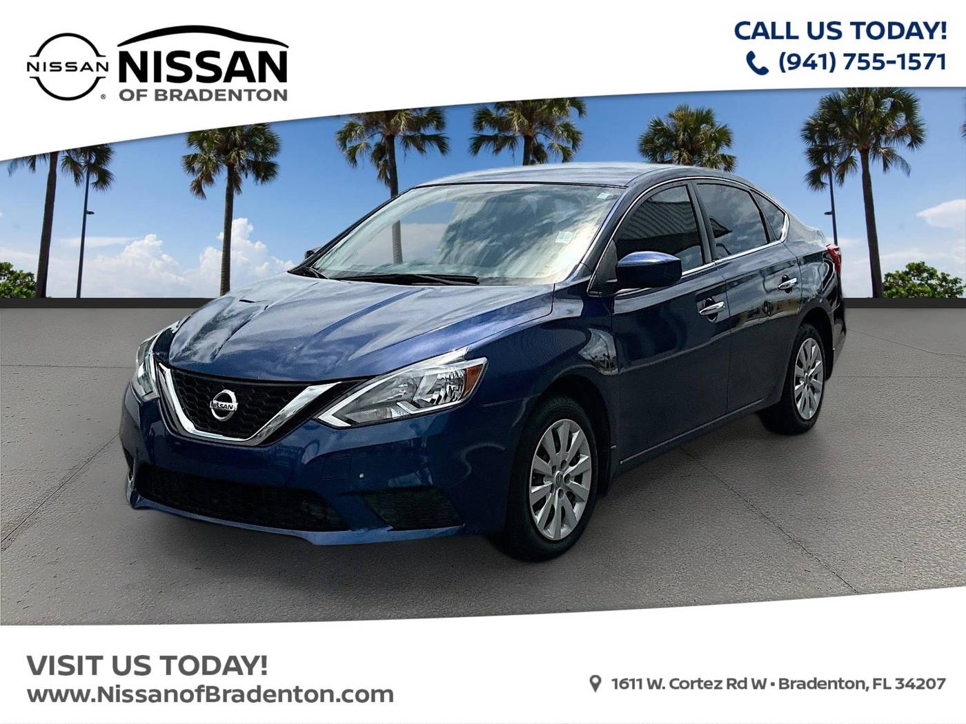 2017 Nissan Sentra S — Sedan — 84,462 mi — Bradenton, FL