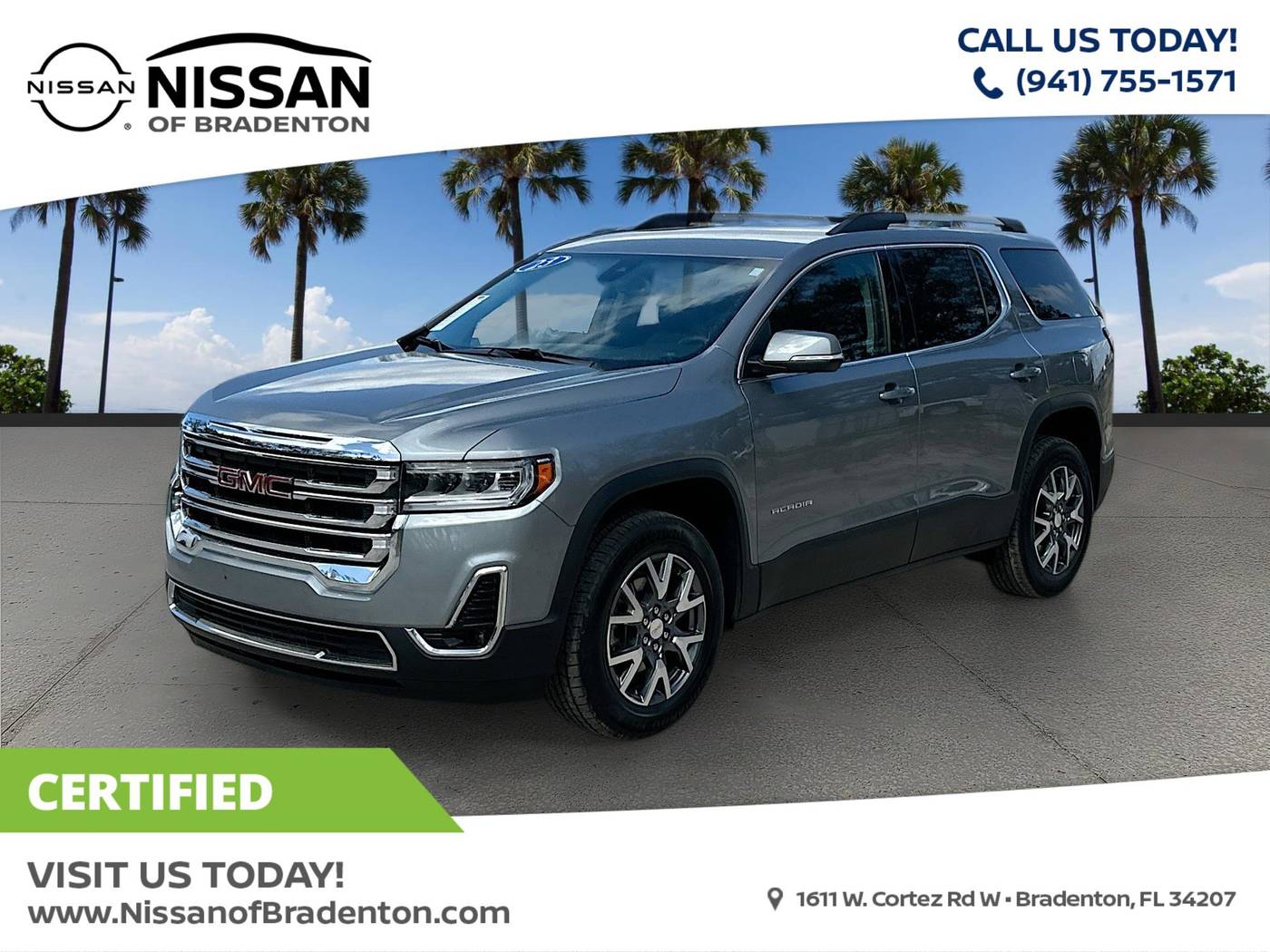 2023 GMC Acadia SLT — SUV — 34,351 mi — Bradenton, FL
