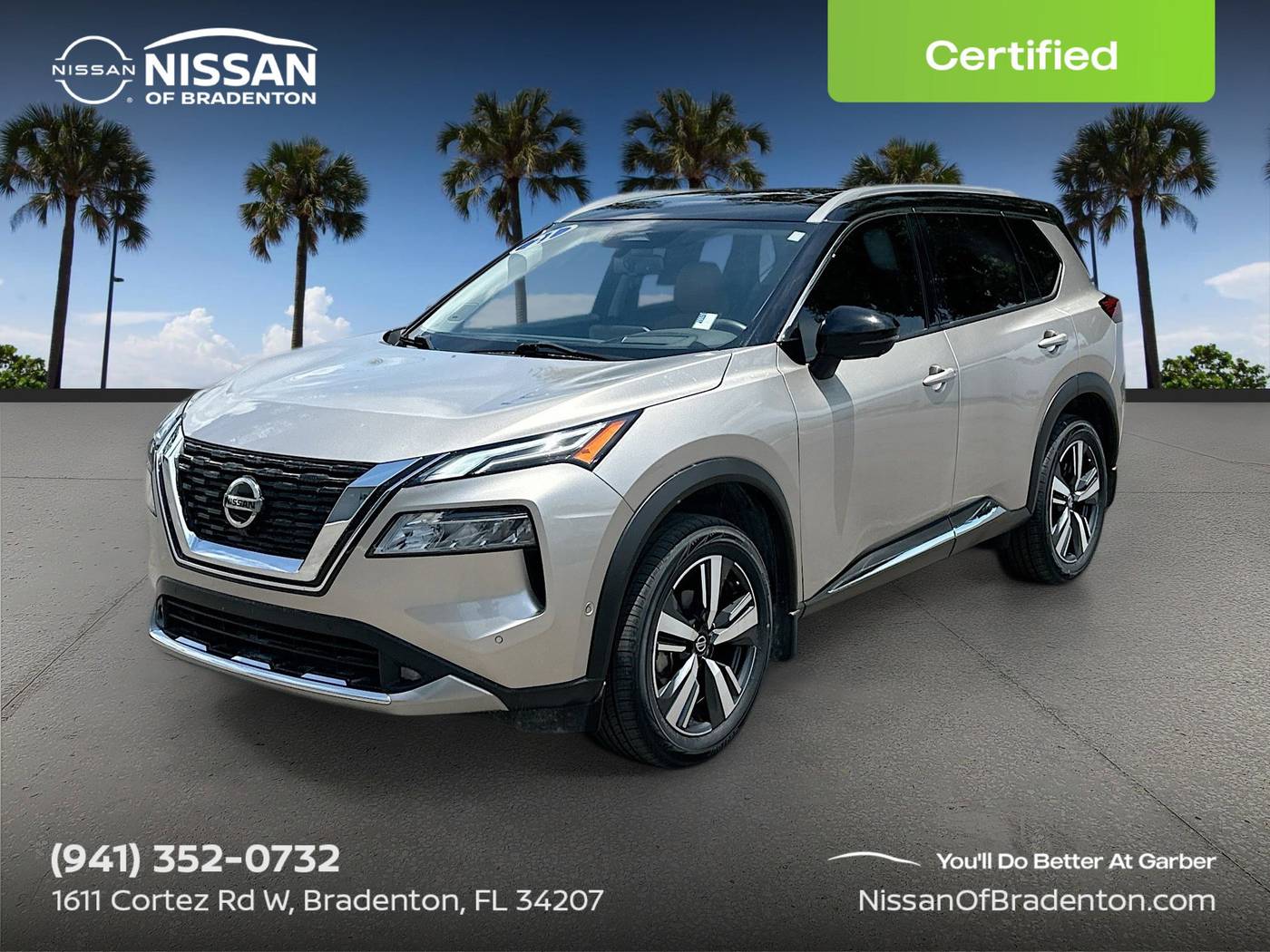 2021 Nissan Rogue Platinum — SUV — 32,109 mi — Bradenton, FL